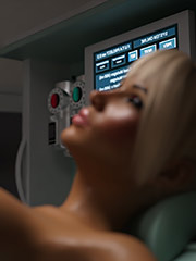 I'm barely event touching your breast and it's already milking out - The Experiment 3 (Nicole, Dr.Megan, Dr.Valery) by Miki3dx