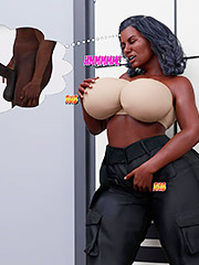 You're rubbing your big black cock against my ass - Big black cocks 3 by Pig King, CrazyDad 3D