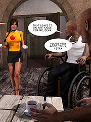 You're so naked and so big - Lost bet (Petra helps the elderly) by Supafly