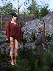 Goblin enjoys hot elf - Elf slave 2 by Jared999d