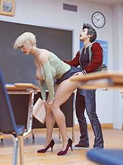 Punishment for disrespect at the university - Horny teacher by Lexx228