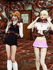 Fucked by a tentacled monster - Class of corruption 2 by Vaesark