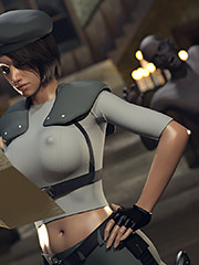 She's got a BIG surprise for you to see - Resident Fever by Forged3DX